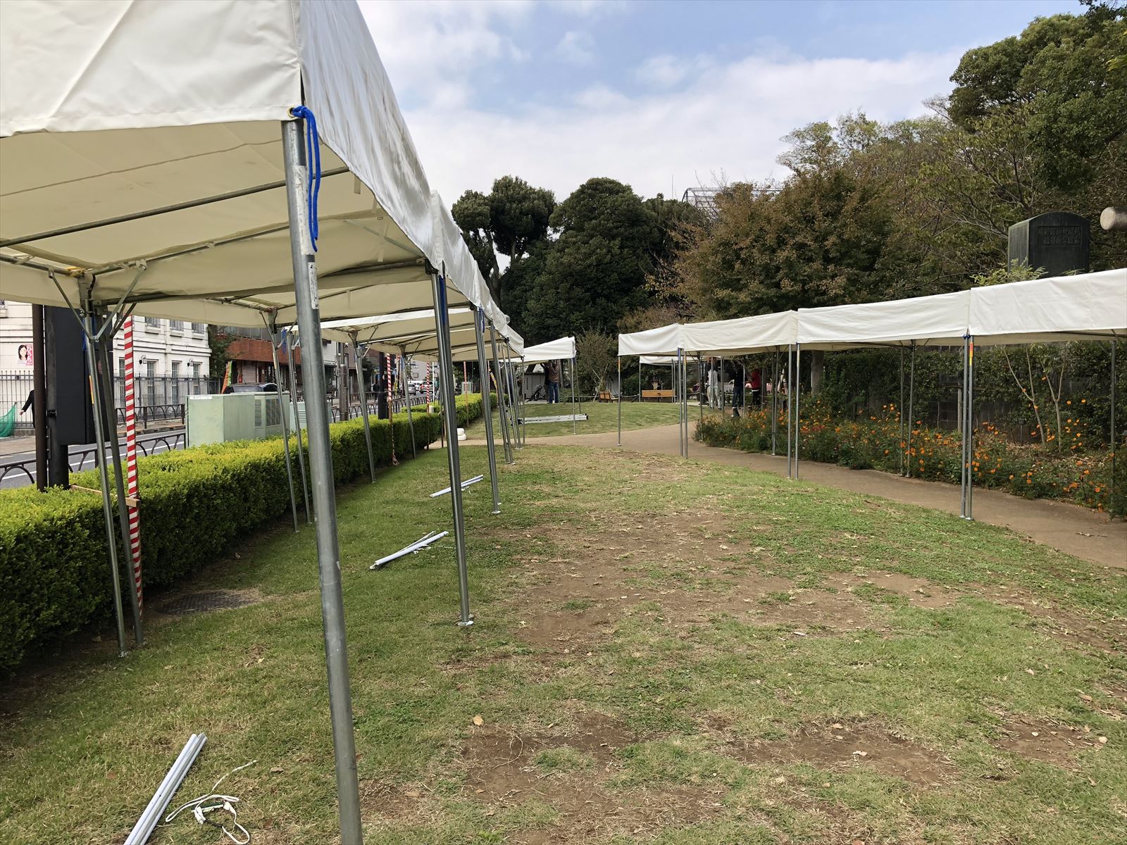 たくさんのテントも神奈川イベント会社にお任せください！